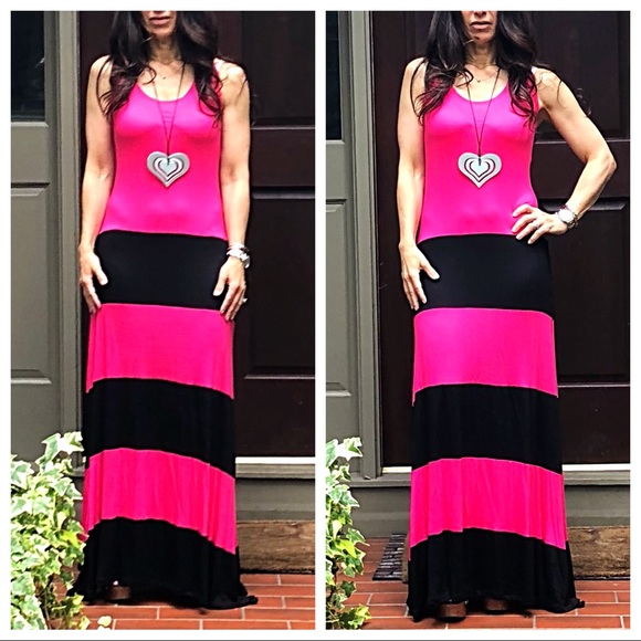 ✨RESTOCKED✨Color block maxi dress - Picture 2 of 7